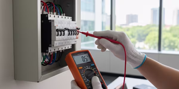 Eletricista em Votorantim oferecendo serviços elétricos residenciais e prediais